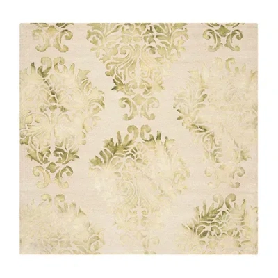 Safavieh Dip Dye Collection Collin Floral Square Area Rug In Multi