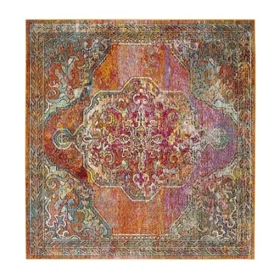 Safavieh Crystal Collection Brynn Oriental Square Area Rug In Multi