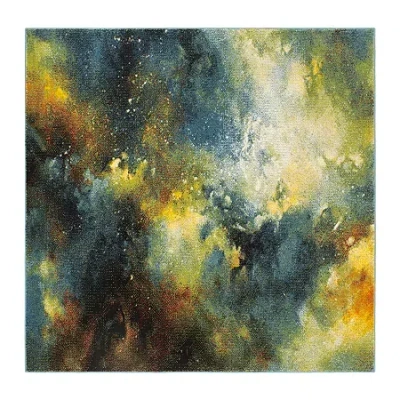 Safavieh Galaxy Collection Zoe Geometric Square Area Rug In Multi