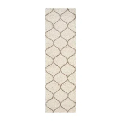 Safavieh Hudson Shag Collection Maria Geometric Runner Rug In Multi