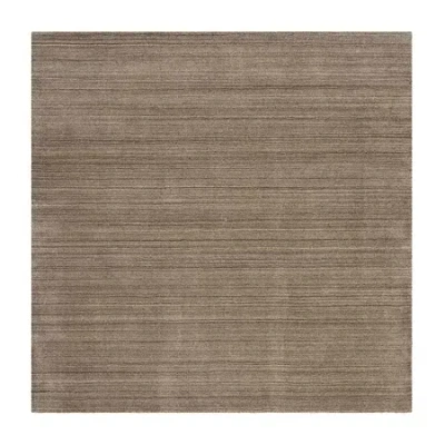 Safavieh Himalaya Collection Mirabel Striped Square Area Rug In Sand