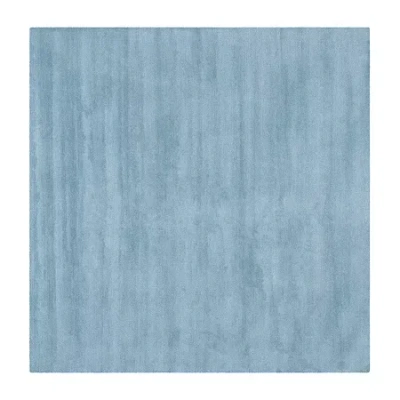 Safavieh Himalaya Collection Leptis Solid Square Area Rug In Blue