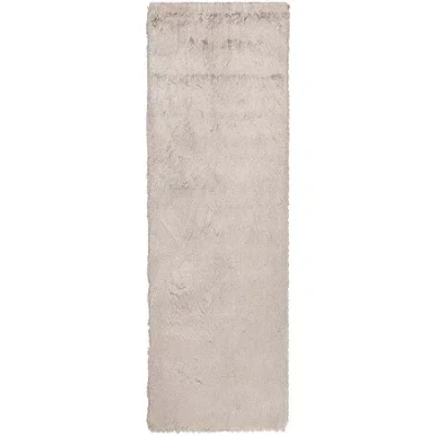 Safavieh Shag Collection Camille Solid Runner Rug In Sand