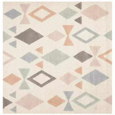 Safavieh Kids Collection Myron Geometric Square Area Rug In Multi