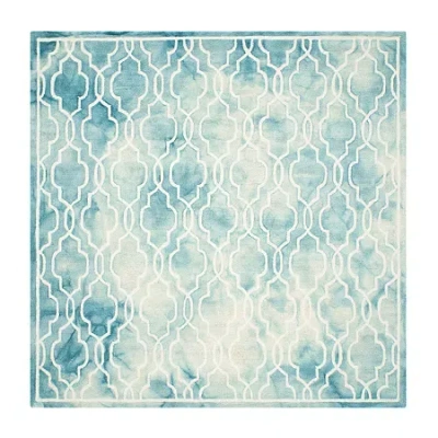 Safavieh Dip Dye Collection Jalen Geometric Square Area Rug In Multi