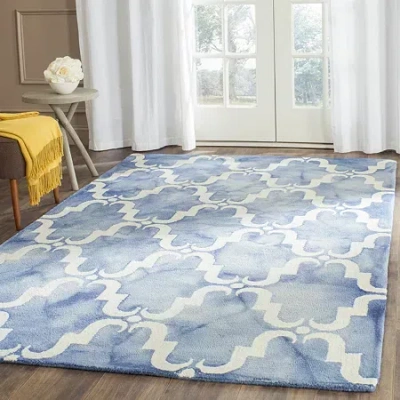 Safavieh Dip Dye Collection Wendell Geometric Square Area Rug In Multi
