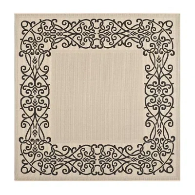 Safavieh Courtyard Collection Dara Oriental Indoor/outdoor Square Area Rug In Multi