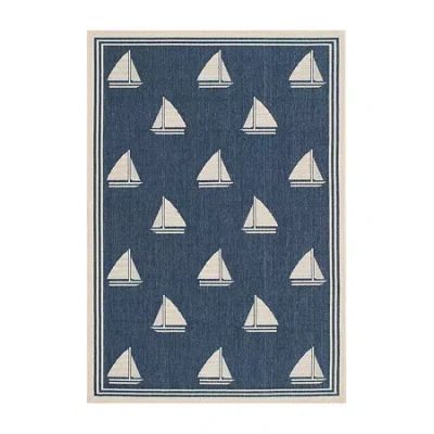 Safavieh Courtyard Collection Palden Geometric Indoor/outdoor Area Rug In Multi