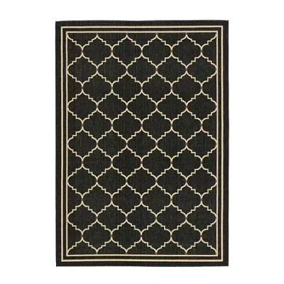Safavieh Courtyard Collection Skin Geometric Indoor/outdoor Area Rug In Multi