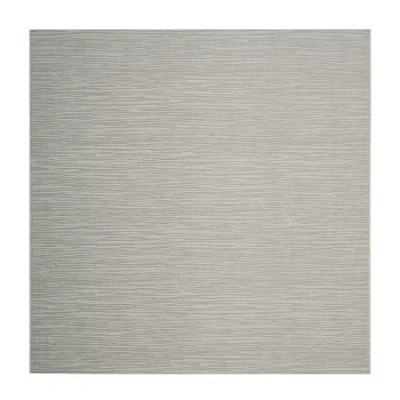 Safavieh Courtyard Collection Tama Geometric Indoor/outdoor Square Area Rug In Gray