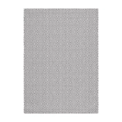 Martha Stewart Gemma Geometric 5' X 7' Indoor Rectangle Area Rug In Gray