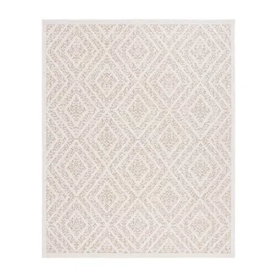 Martha Stewart Iris Geometric Outdoor Rectangular Area Rug In Sand