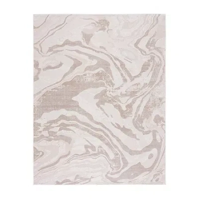 Martha Stewart Dalia Geometric Outdoor Rectangular Area Rug In Sand