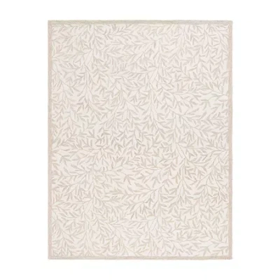 Martha Stewart Anna Floral Hand Tufted Indoor Rectangular Area Rug In Sand
