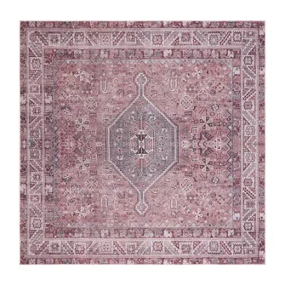 Safavieh Tucson Ross 6'x6' Indoor Square Area Rug In Red