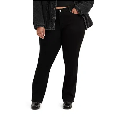 Levi 's Womens Plus Mid Rise Classic Bootcut Jean In Black