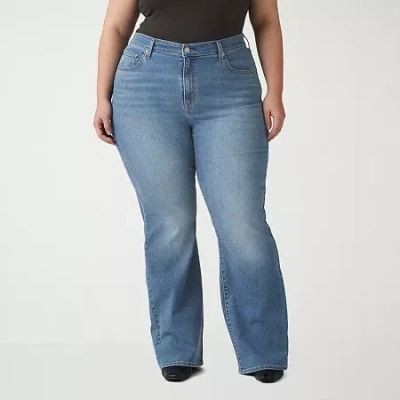 Levi 's Womens Plus 726 High Rise Flare Jean In Blue