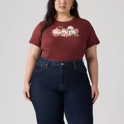 Levi 's Women's Plus Perfect Tee In Red