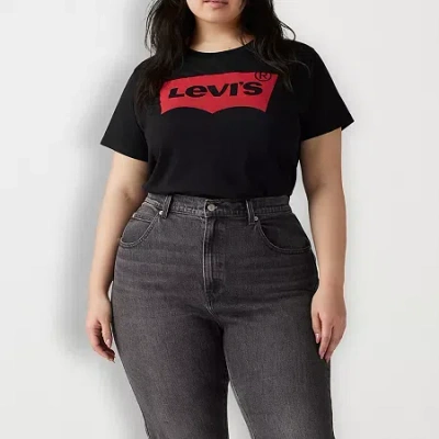 Levi 's Women's Plus Short Sleeve Perfect T-shirt In Black