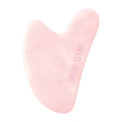 Skin Gym Rose Quartz Crystal Sculpty Heart Gua Sha Facial Tool