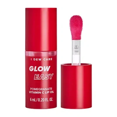 I Dew Care Glow Easy Lip Oil-pomegranate In Red