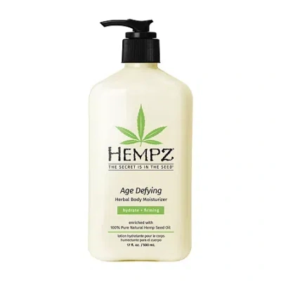 Hempz Age Defying Herbal Body Moisturizer 17 Oz. In Metallic