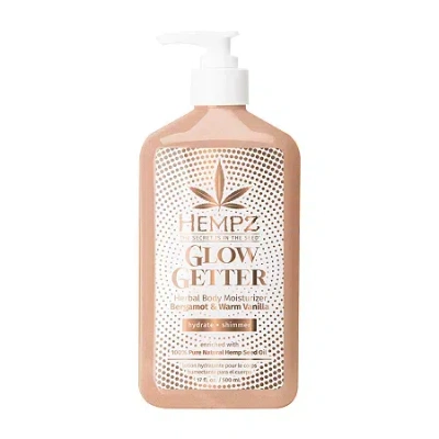 Hempz Glow Getter Herbal Body Moisturizer 17 Oz. In Transparent