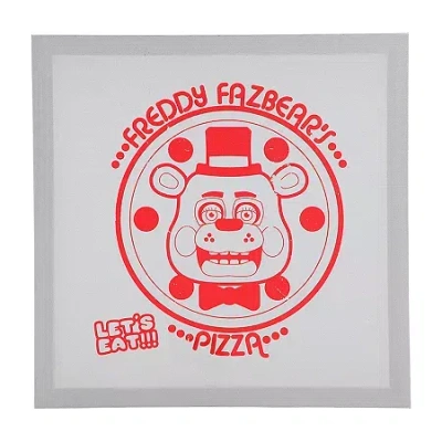 Five Nights At Freddy's Fazbear Pizza Box Wooden Framed Print In White