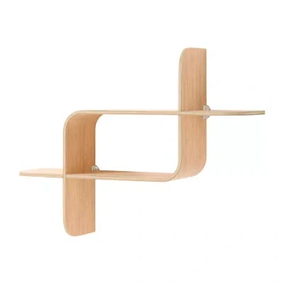 Umbra Montage Shelf Natural Wall Shelf In White