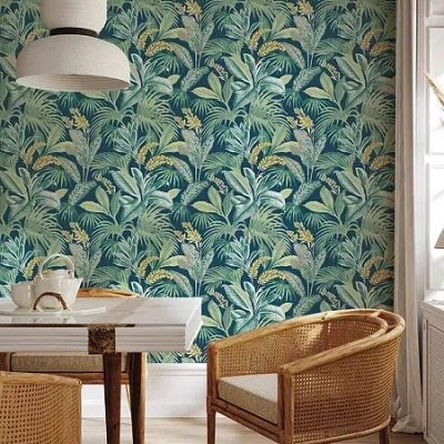Tempaper Havana Peel & Stick Wallpaper In Blue