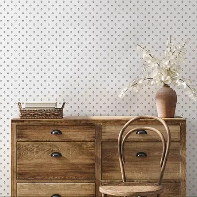 Tempaper Gem Geo Peel & Stick Wallpaper In Gray