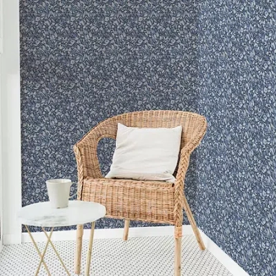 Tempaper Flamboyan Peel & Stick Wallpaper In Blue