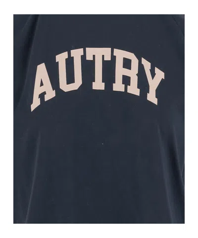 Autry College Raglan-sleeve T-shirt In Black