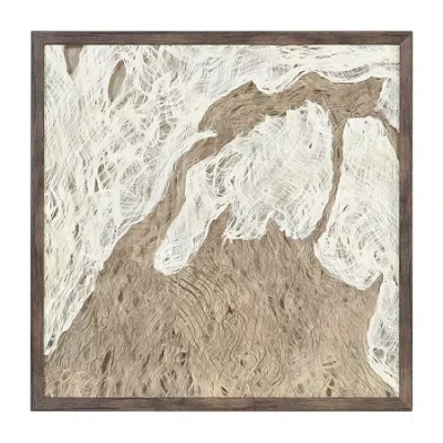 Stylecraft Woven Swept Away Ii Shadow Box Art In White