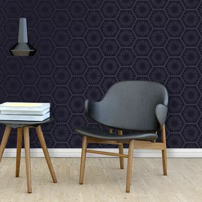 Tempaper Hello Peel & Stick Wallpaper In Blue