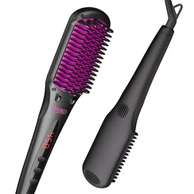 Tymo Ionic 30s Heat Up Hair Straightening Brush In Transparent