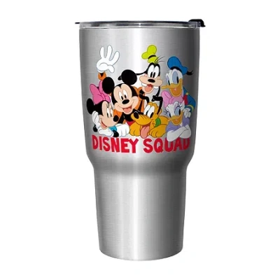 Disney Collection Mickey Mouse Squad 27 oz Stainless Steel Travel Mug In Silver