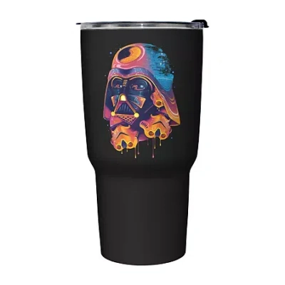 Disney Collection Star Wars Color Melted Vader 27 oz Stainless Steel Travel Mug In Black