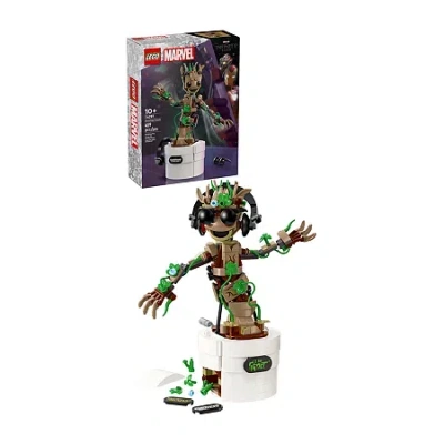 Lego Marvel Dancing Groot 76297 Building Set 459-pc. In Transparent