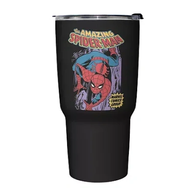 Disney Collection Spiderman Cover 27 oz Stainless Steel Travel Mug In Black