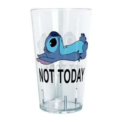 Disney Collection Not Today Stitch 24 oz Tritan Cup 4pc Set In Transparent