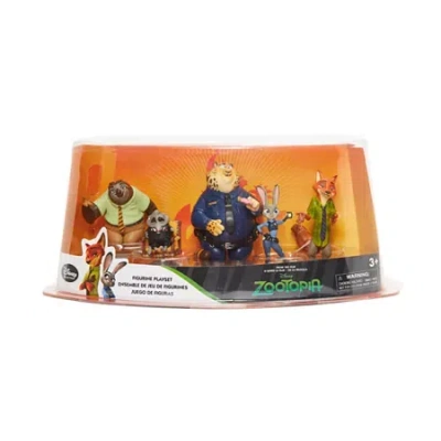 Disney Collection 5-pc. Zootopia Figurine Set 5-pc. Zootopia Toy Playset In Transparent