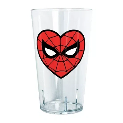 Disney Collection Marvel Spidey Heartbreaker 24 oz Tritan Cup 4pc Set In Transparent