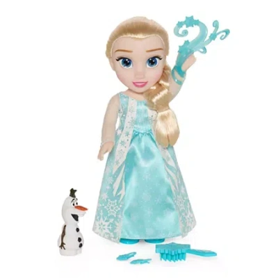 Disney Collection Elsa & Olaf Doll In Transparent