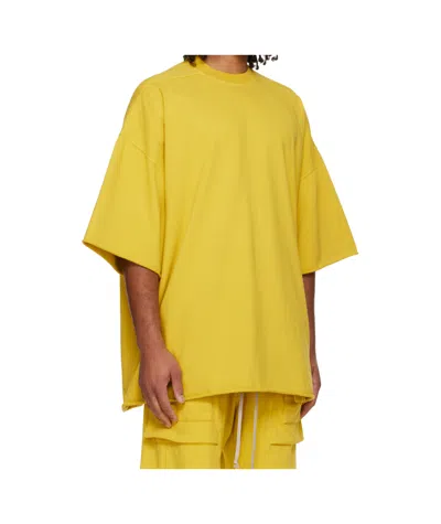 Rick Owens Drkshdw Concordians Tommy T-shirt In Yellow