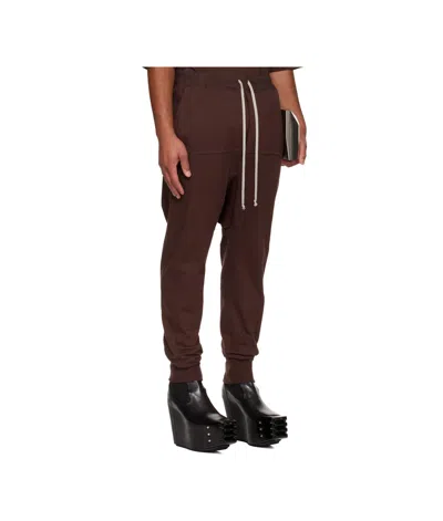 Rick Owens Drkshdw Concordians Drawstring Sweatpants In Brown