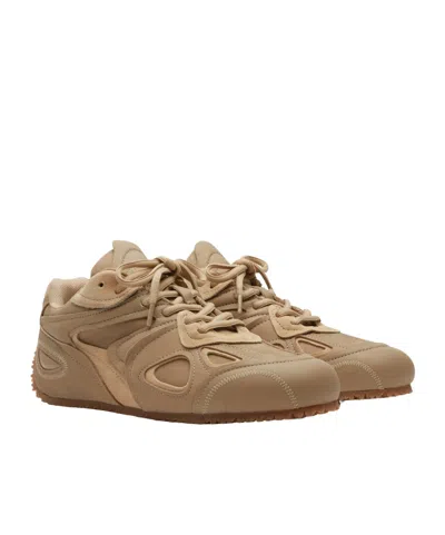 Axel Arigato Slow Runner Cutout Sneakers In Brown