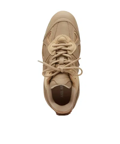 Axel Arigato Slow Runner Cutout Sneakers In Brown
