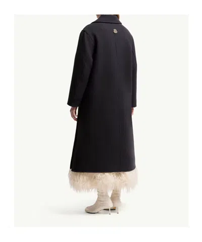 Moncler Jil Sander Barrelene 3-in-1 Wool Coat In Black