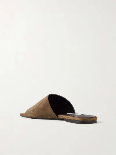 Totême Open-toe Slippers In Brown